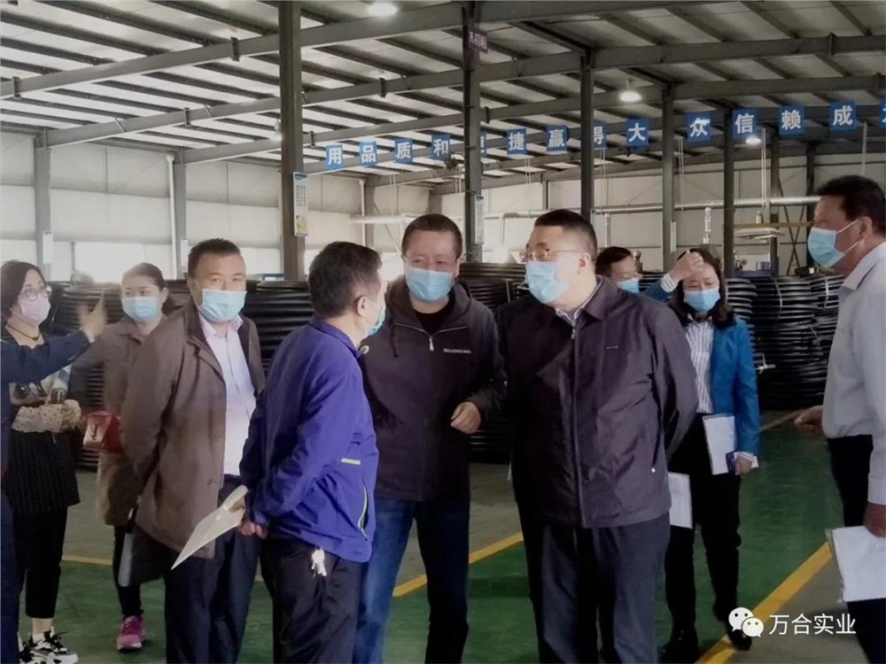 宝鸡市渭滨区人大代表团莅临万合实业参观调研