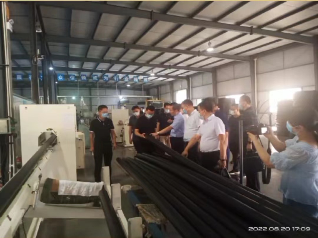  宝鸡市委副书记段小龙一行莅临万合实业检查指导工作